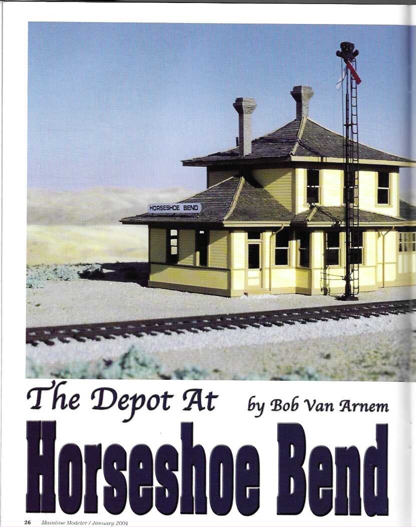 Mainline Modeler Jan 2004 N&W Horseshoe Depot Simplot KCS B-3 Soo Bevier Mine