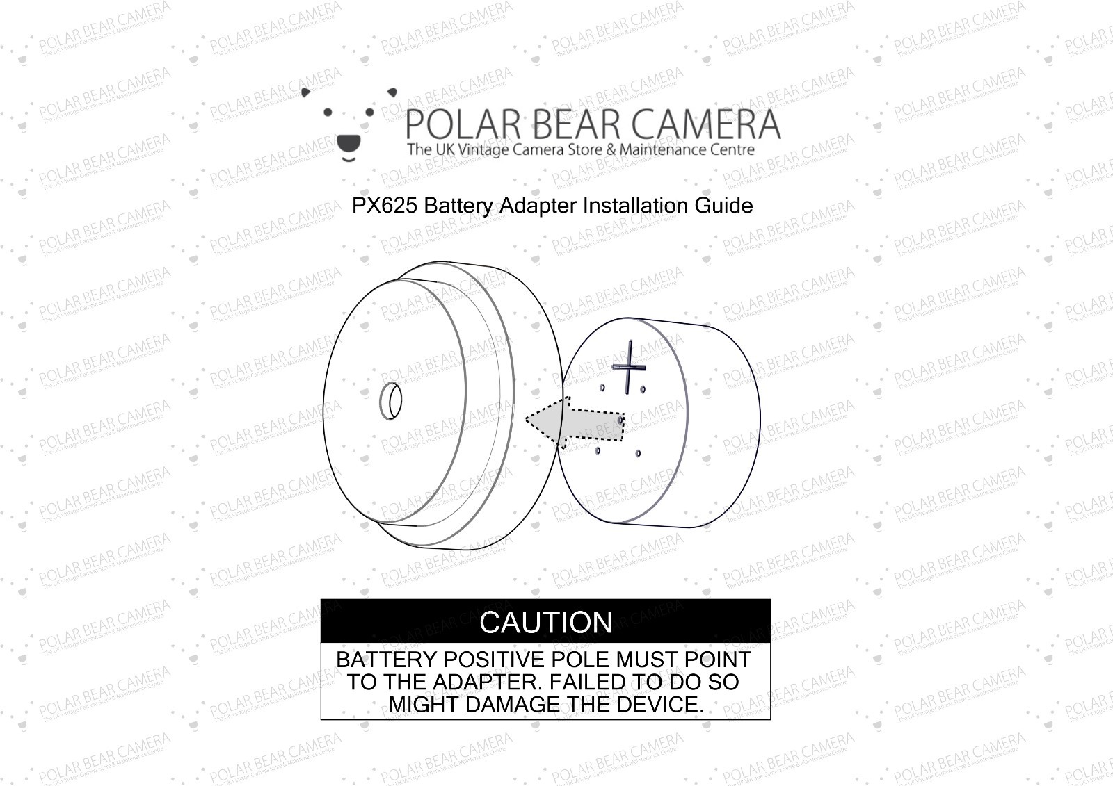 *FITS PX625 MR-9 Adapter* 1.35V Replacement Battery Made in UK