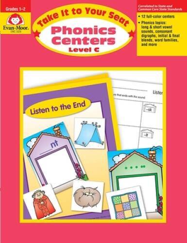Take It to Your Seat Phonics Centers, Grades 1-2 - Paperback By Evan Moor - GOOD