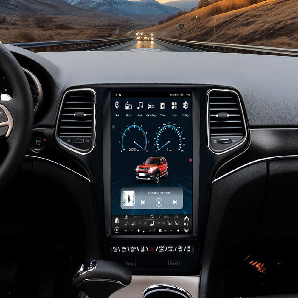 13.6'' Car Radio Wireless Android CarPlay 6+128GB For Jeep Grand Cherokee 11-22