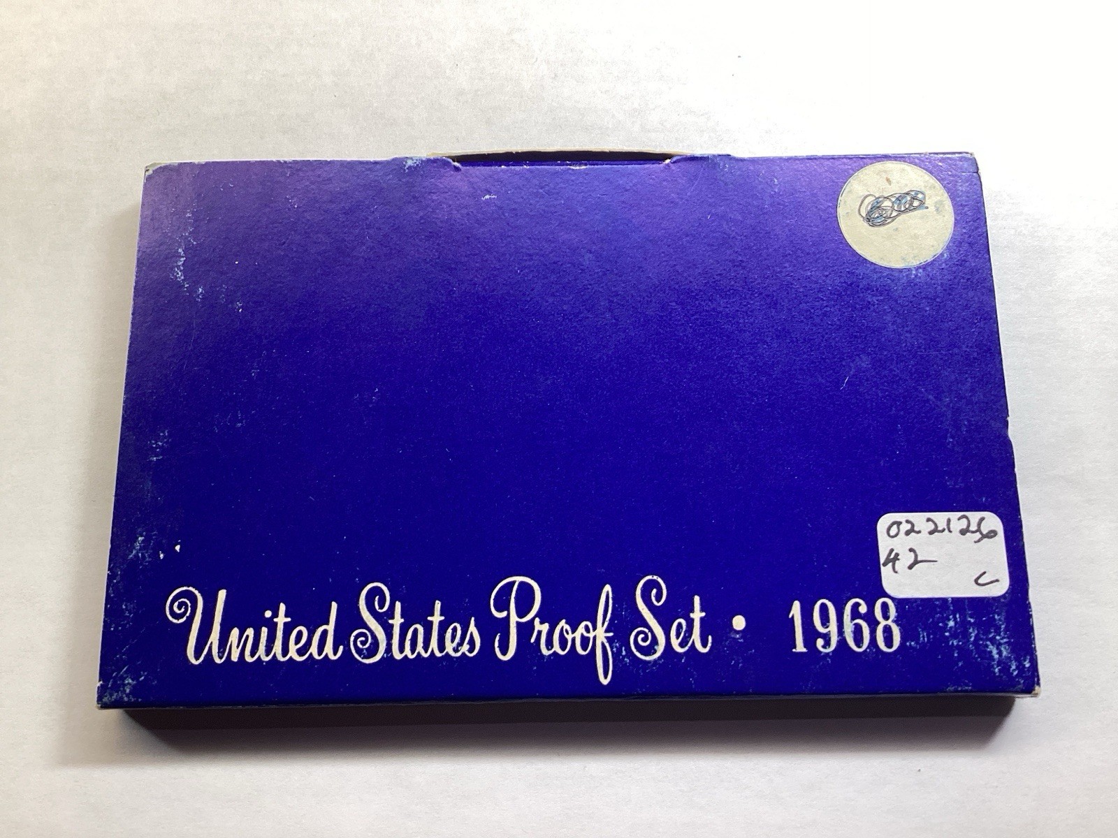 1968 S US Mint Proof Set San Francisco Mint 1 Set with Silver Kennedy 022126 42c