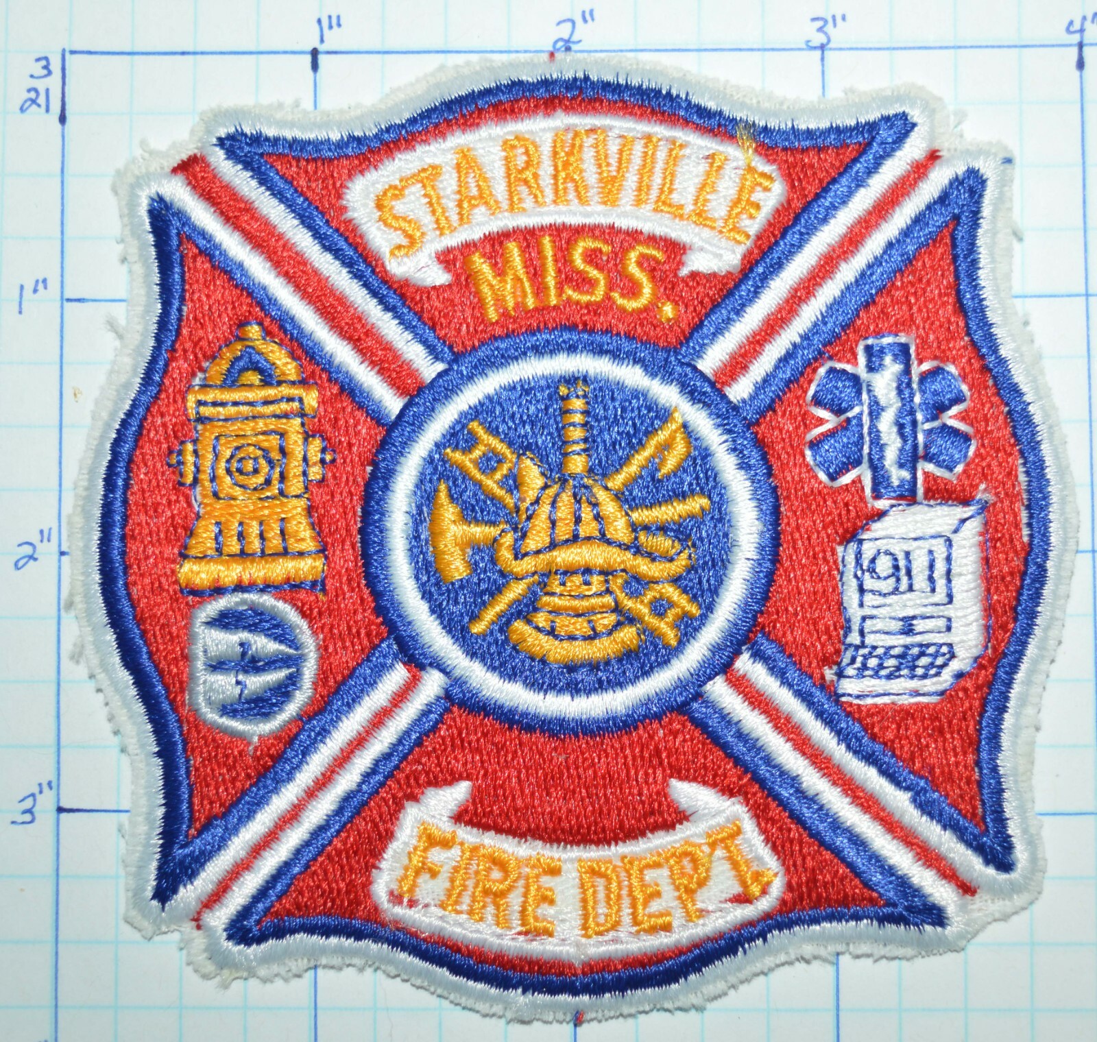 MISSISSIPPI, STARKVILLE FIRE DEPT PATCH