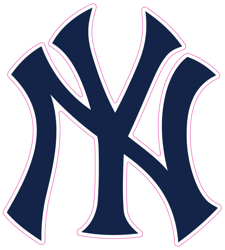 New York Yankees Vinyl Decal Sticker Car Truck Bumper Tumbler Mug