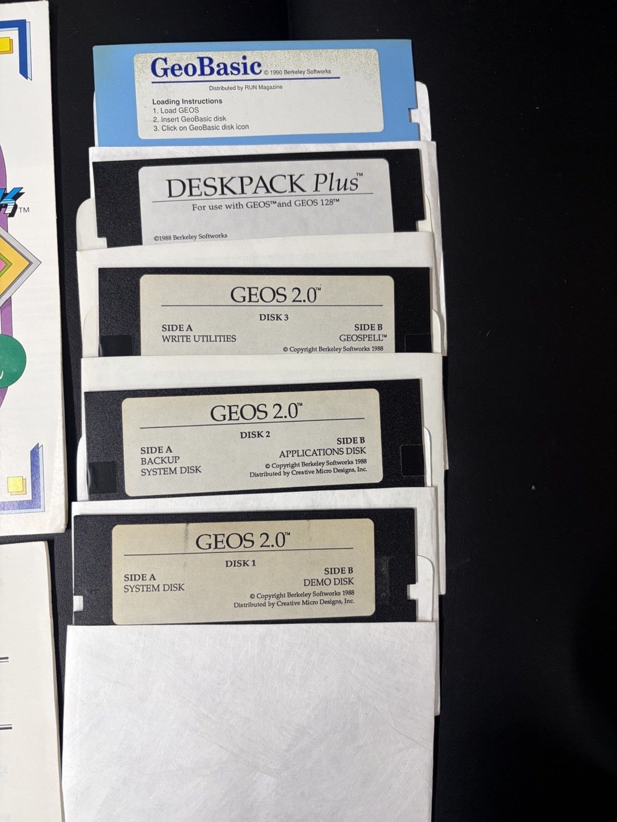 Commodore GEOS Lot, Books And Disks