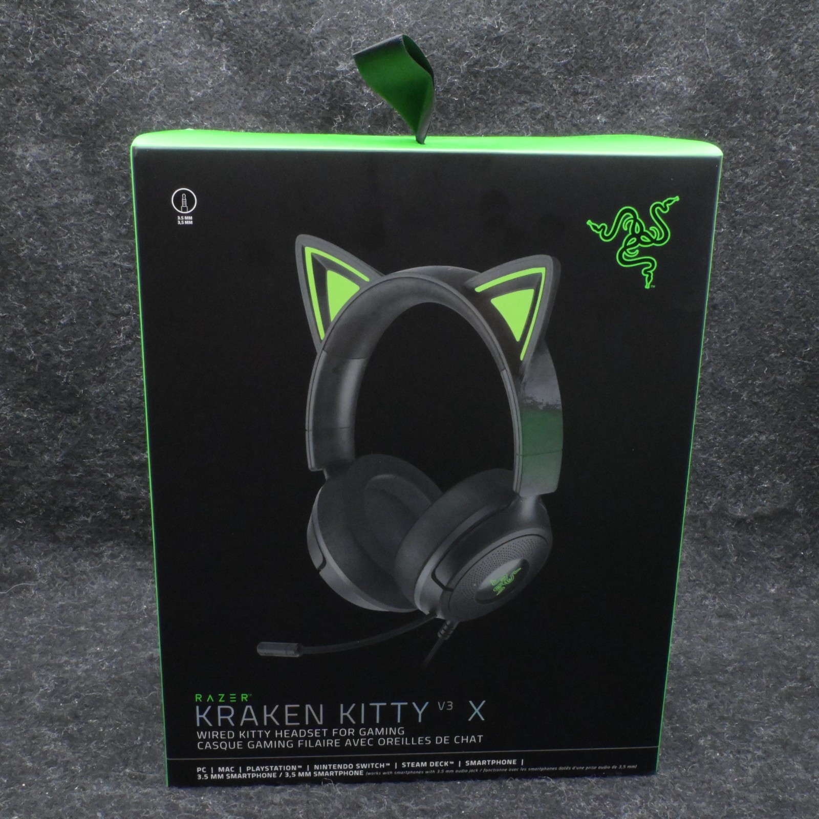 Razer - Kraken Kitty V3 X Wired Over-the-Ear Gaming Headset for PC, Mac, Play...