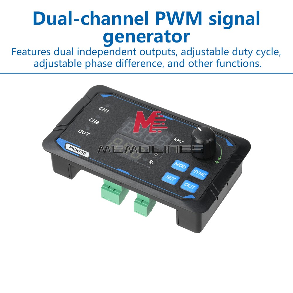 1Hz-150kHz PWM Pulse Frequency Duty Cycle Adjustable Module Signal Generator