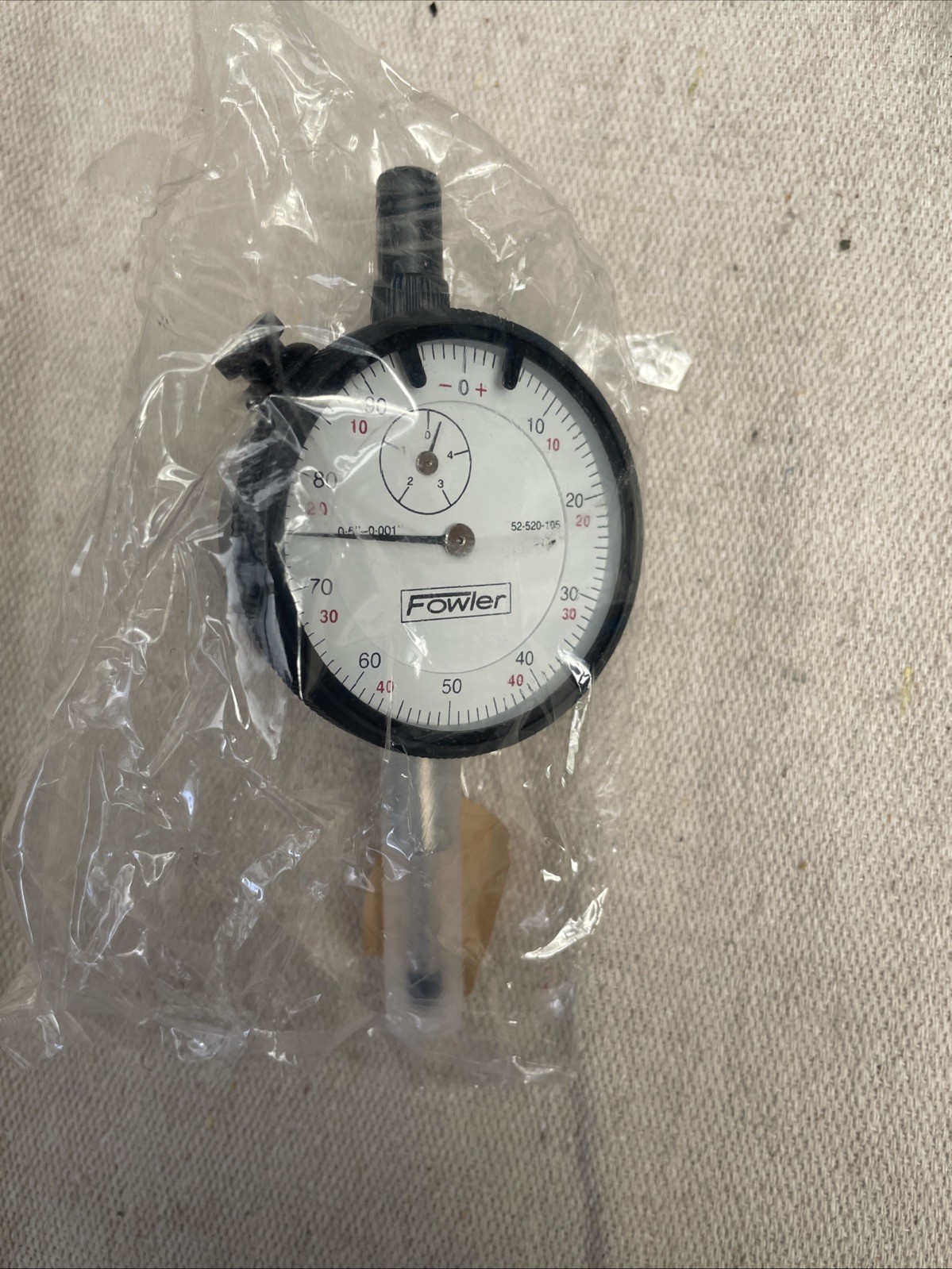 Fowler 52-520-105 Dial Indicator 0.001"