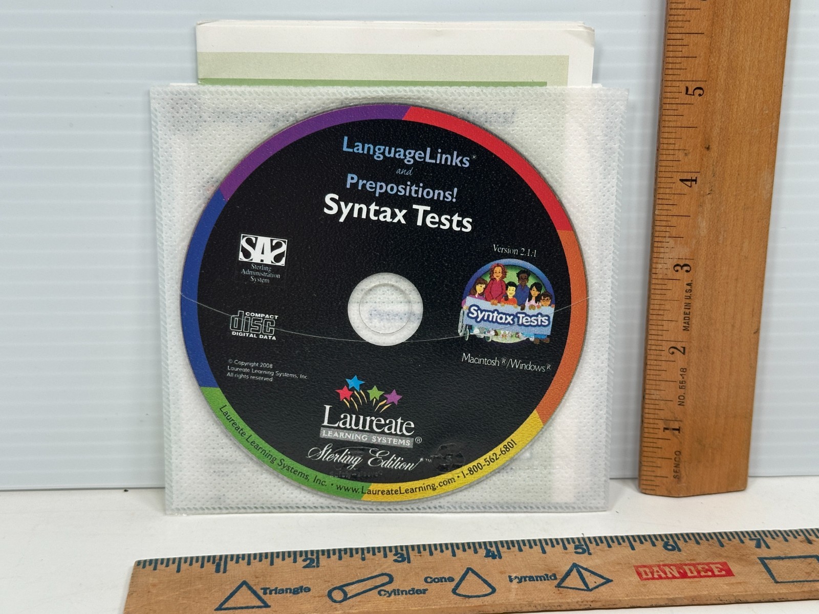 Syntax Tests Laureate Sterling Edition Language Links Prepositions CD