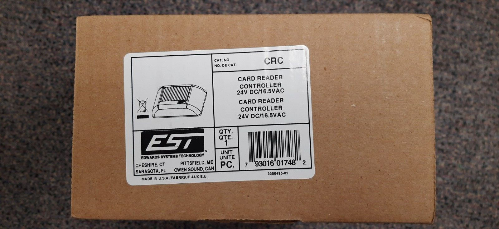 New SEALED! Edwards EST CRC Card Reader Controller