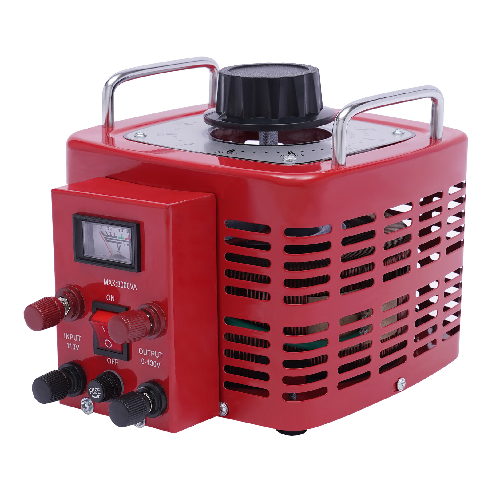 Variable AC Voltage Transformer 3000W Regulator 110V with Safety Features