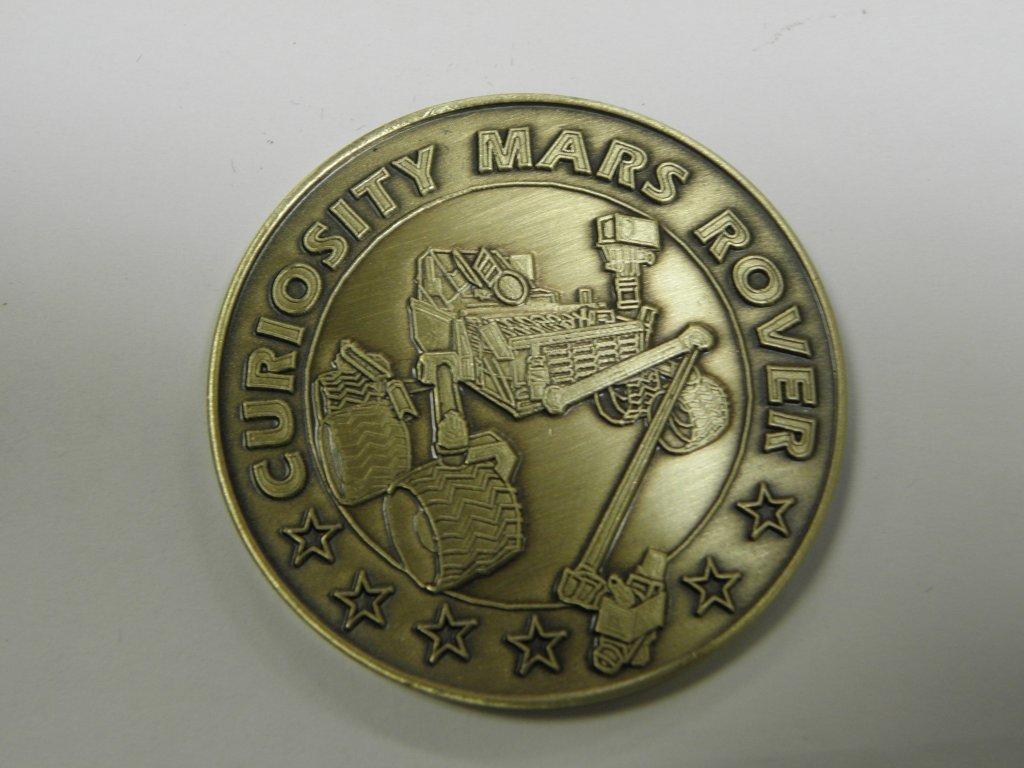 MARS CURIOSITY ROVER COMMEMORATIVE COIN SPACE EXPLORATION 2011 GOING STRONG