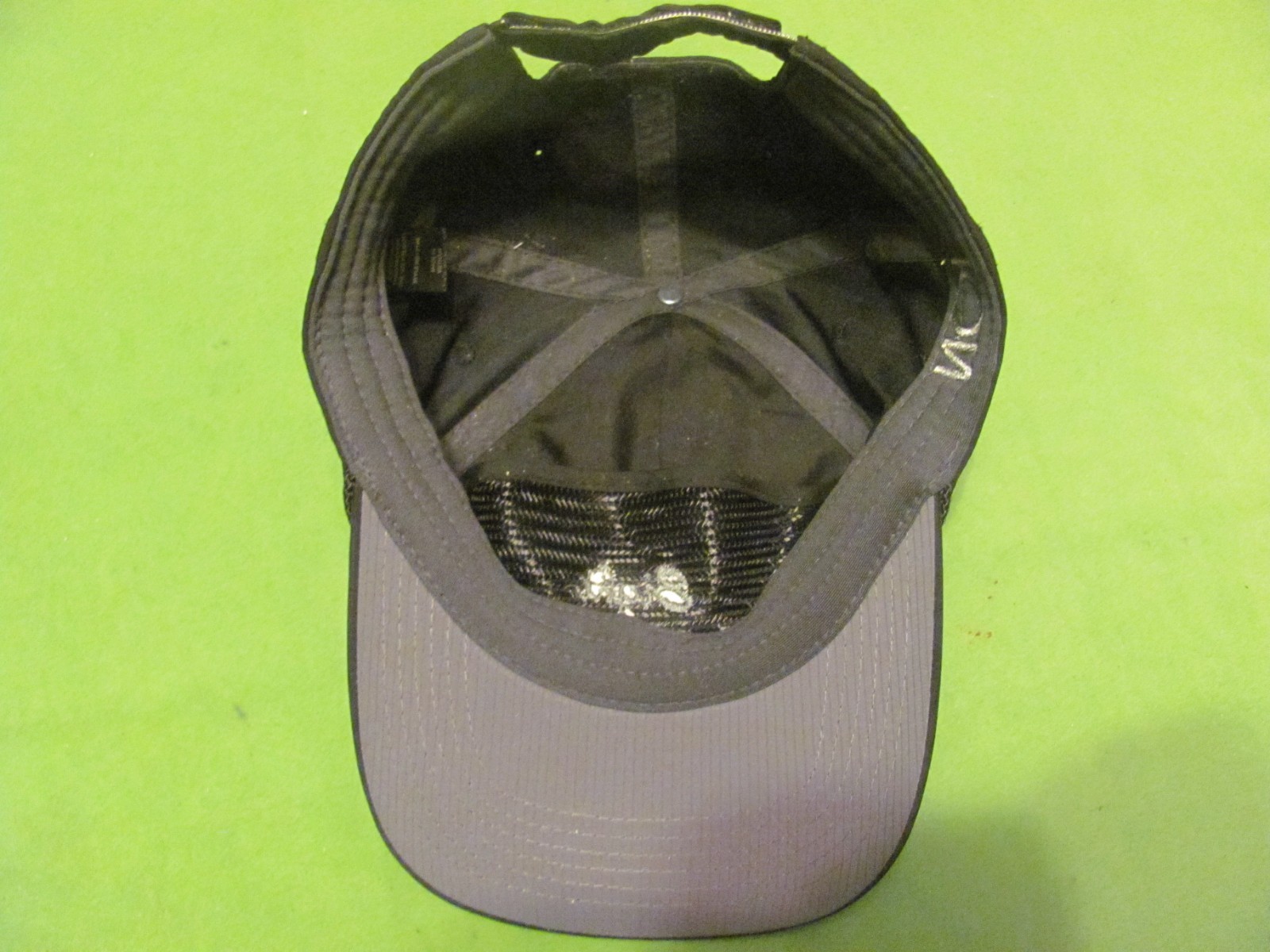 Eight- ION - Adjustable Strap Back Black Baseball Hat/Cap