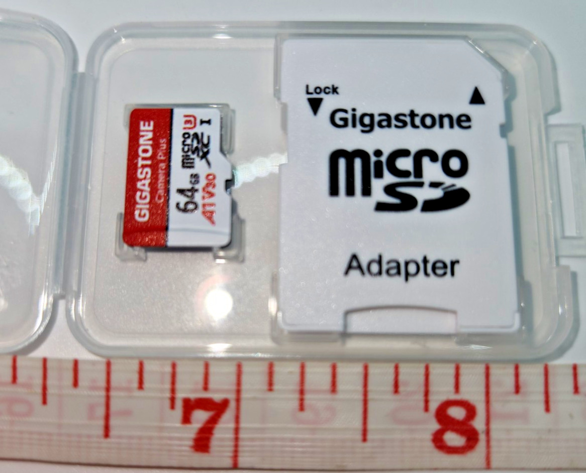 Gigastone 64GB Micro Disk A1V30 & Gigastone SD Card GS-4IN1600X64GB-R