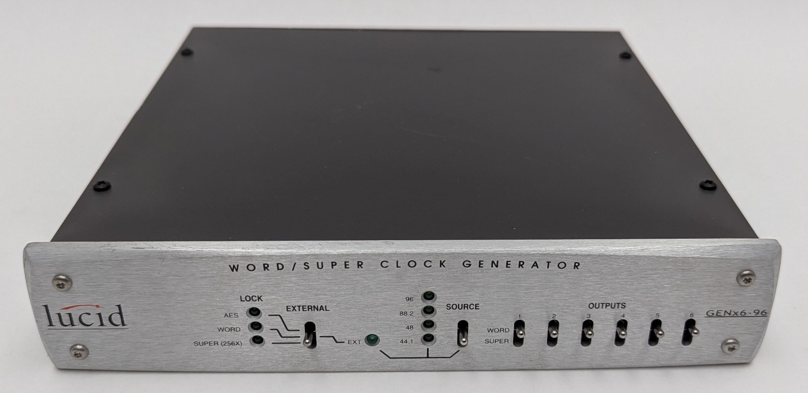 Lucid GENx6-96 Word/Super Clock Generator 96kHz Studio Sync - No Power Supply