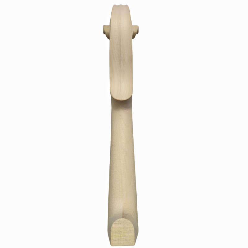 Unvarnished Violin neck Full size 4/4 Maple wood,Unifnished Violin Head Neck