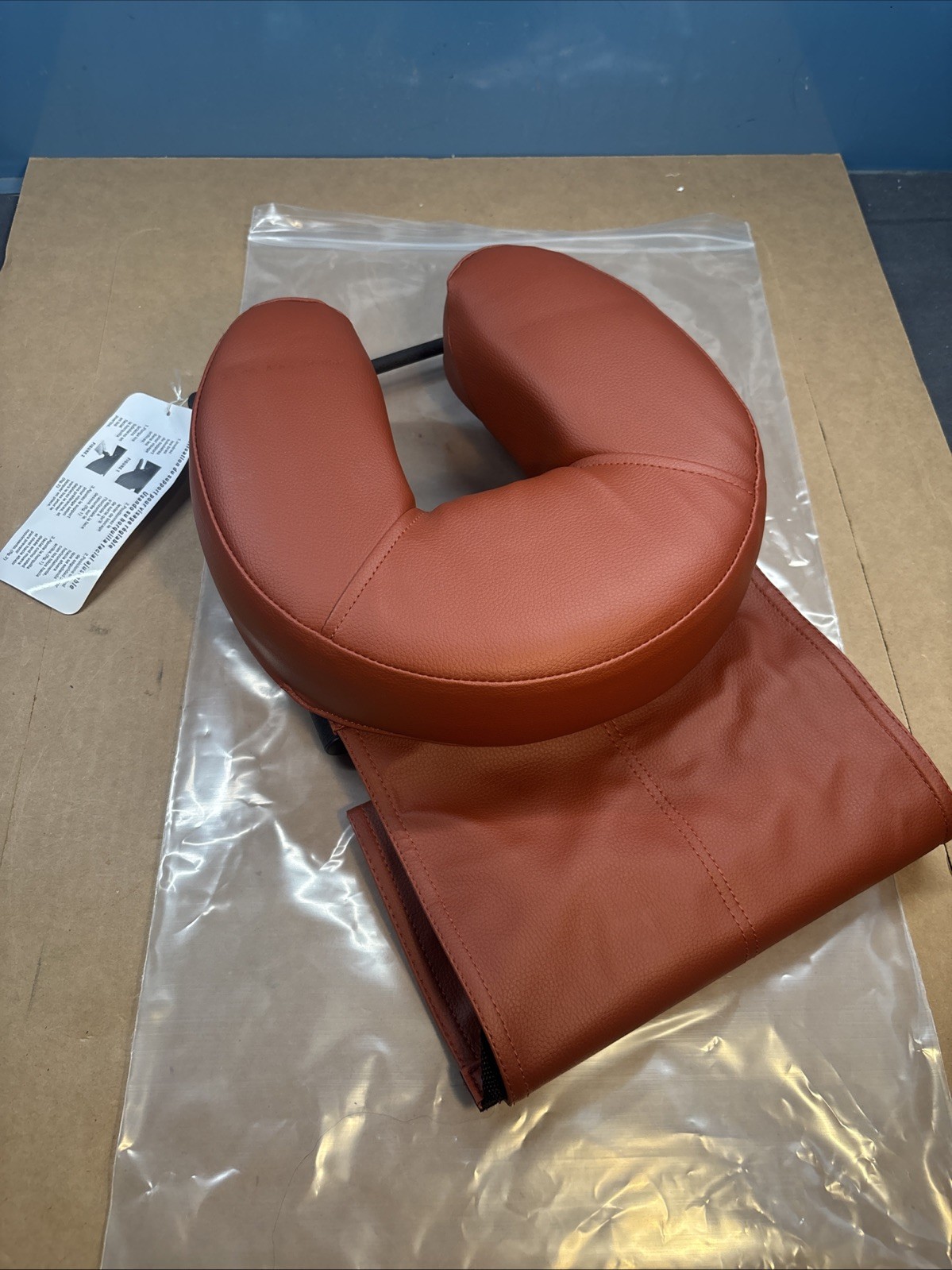 MASTER MASSAGE Universal Massage Table Face Cradle and Cushion Set Burgundy