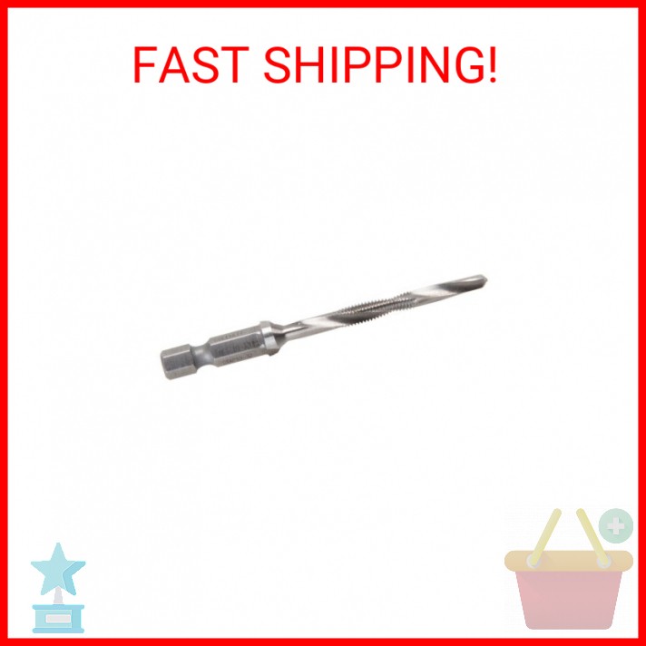 Greenlee Drill/Tap/Countersink Bit, 10-32X2 1/4 L