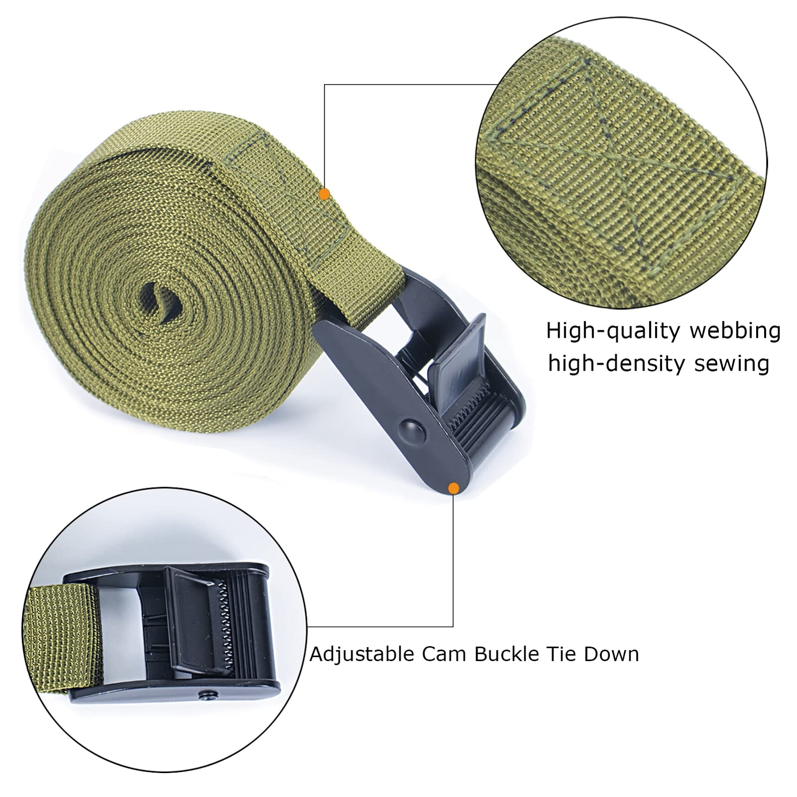 WILLWIN Tree Stand Stabilizer Straps Tree Stand Accessories Hunting Utility S...
