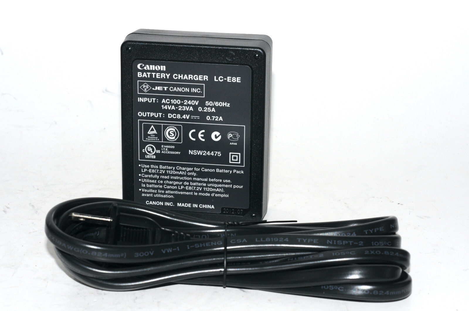Canon LC-E8E Battery Charger