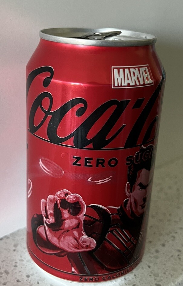 EMPTY Ltd Edition EMPTY MARVEL Shang-Chi Coca Cola ZERO SUGAR 12 OZ (355mL) CAN
