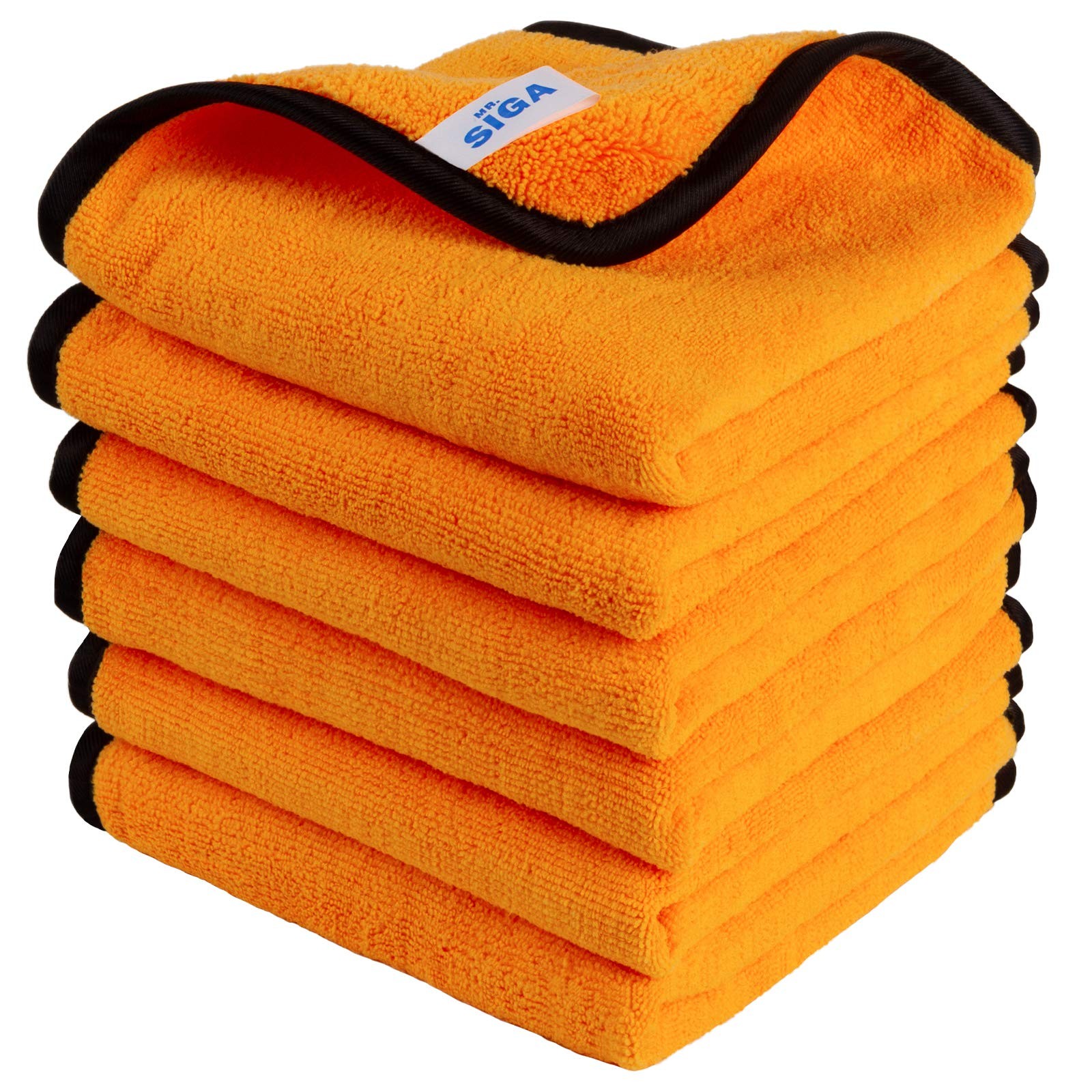 Professional Premium Microfiber Towels for Cars, Dual-Sided Car Washing and D...