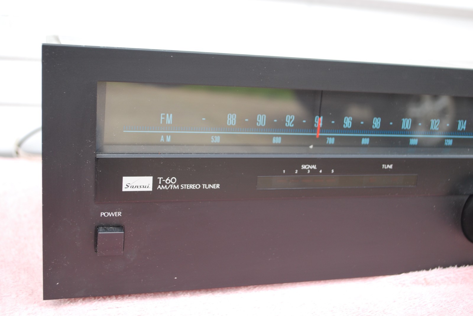 Vintage Sansui T-60 AM/FM Stereo Tuner Functional