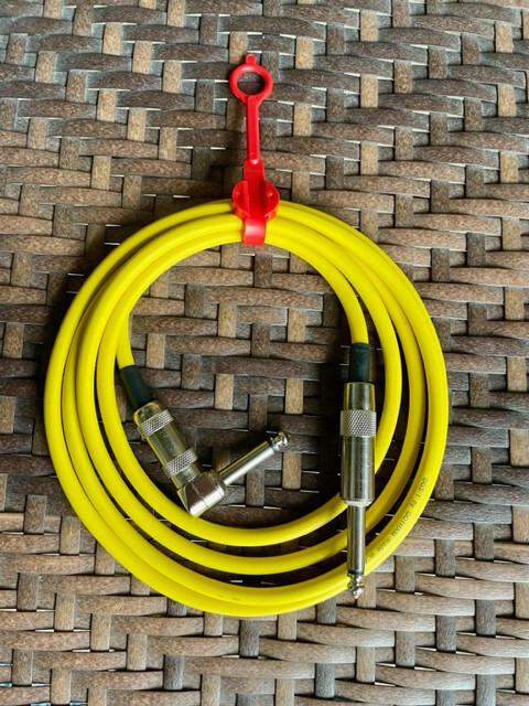 Lincoln Springfield Instrument Cable Assemblies 10FT Yellow NOS