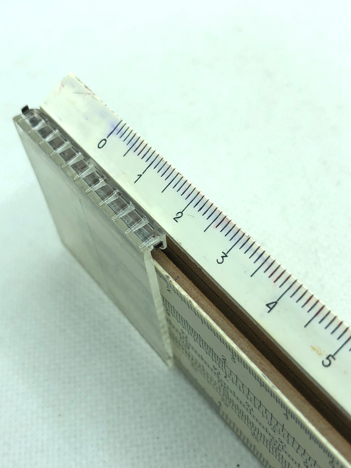 Vintage Soviet lagorithmic ruler 1974 USSR Сalculator Mathematical calculations