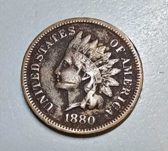 1880 indian head cent see photos ready to ship #587