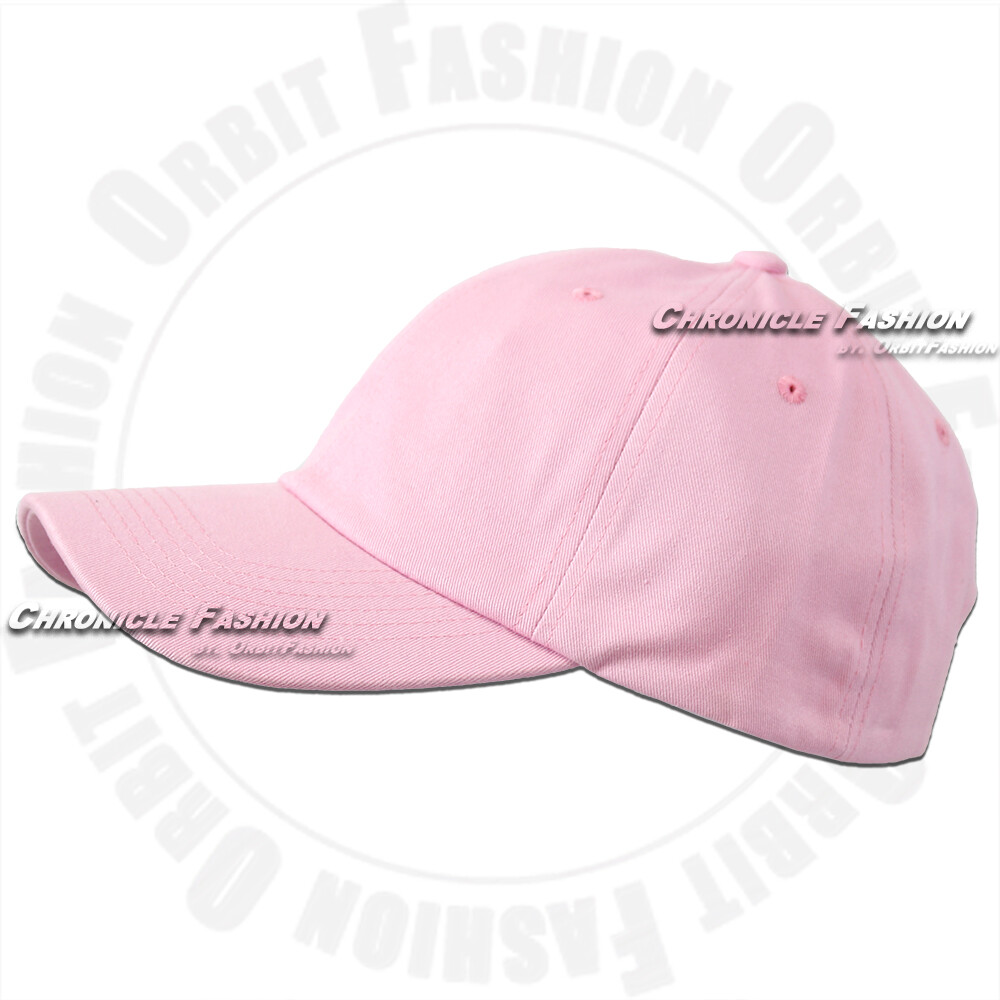 Cotton Baseball Cap Washed Adjustable Hat Polo Style Plain Solid Blank Dad Men