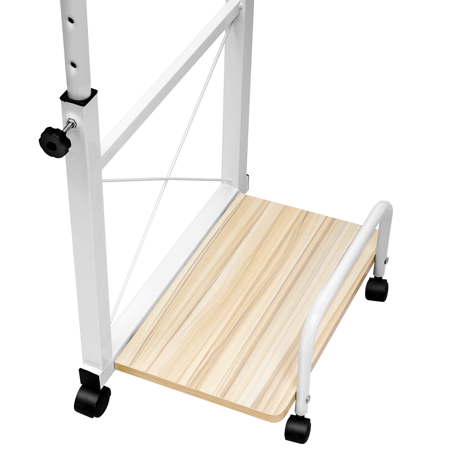 Multifunctional Mobile Adjustable Height & Width Desk for Home Office