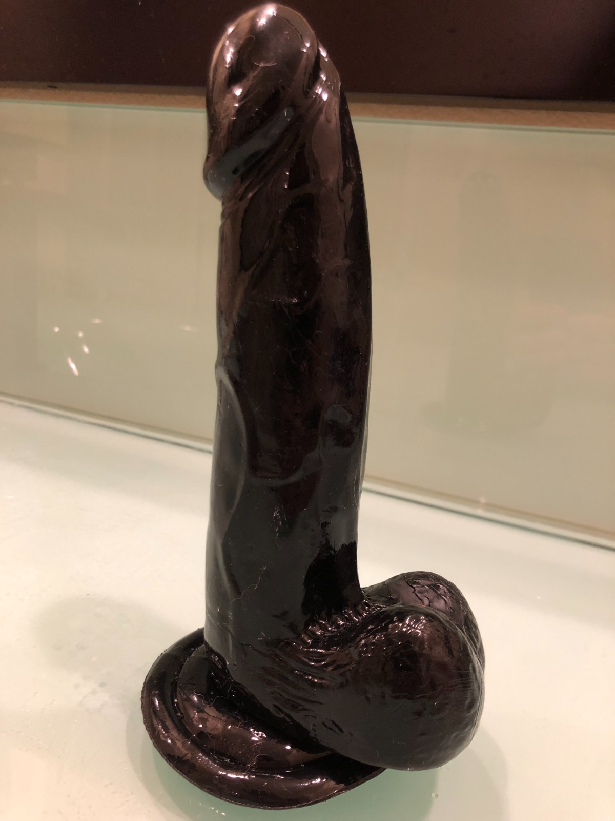 BBC Big Black 8" Realistic Silicone Dildo Girthy Strong Suction Cup Classic