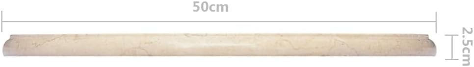 Marble Table Top - Round Cream Colored Replacement for Dining and Coffee Tables,