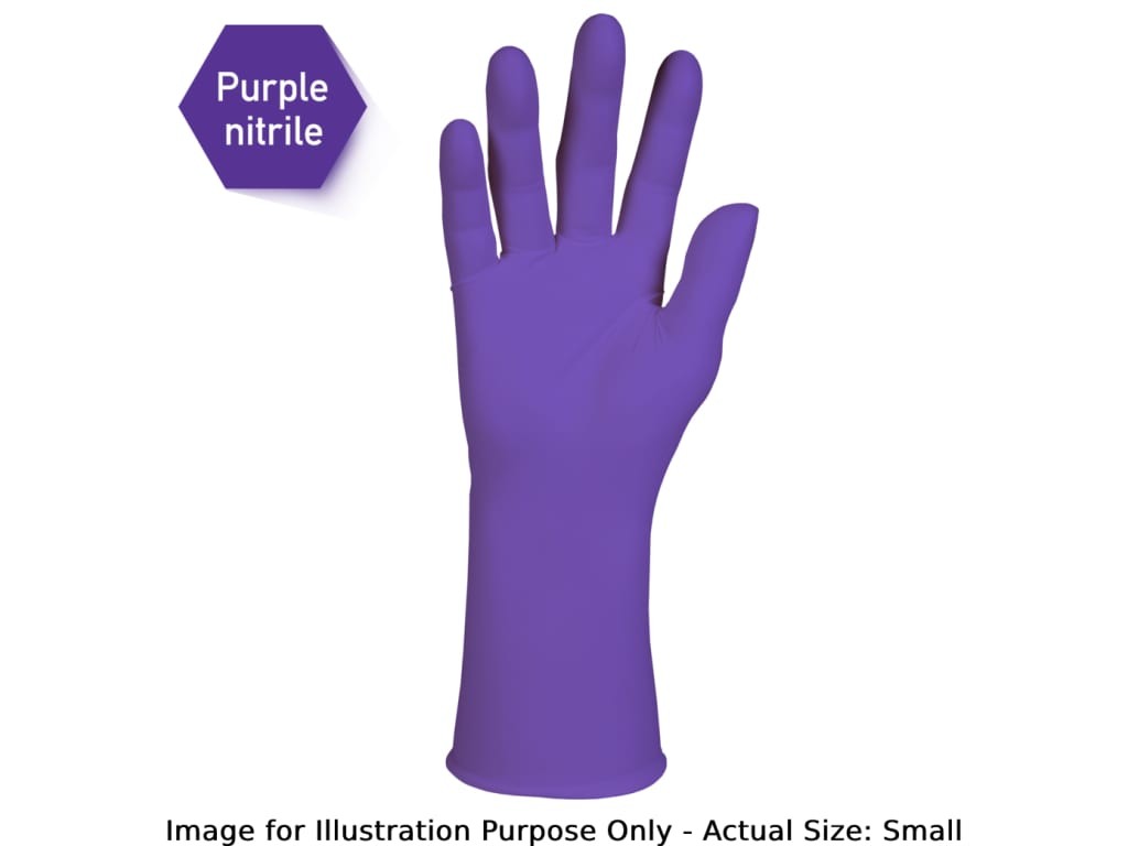 Kimberly-Clark 50601 - Nitrile E xam Gloves Purple Smal