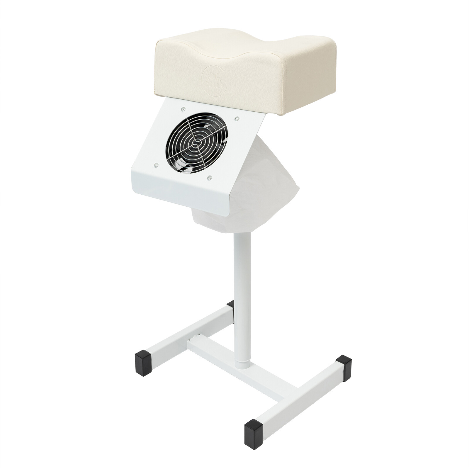 Adjustable Nail Chair With Vacuum Cleaner Freestanding Salon Footrest Lift Stool