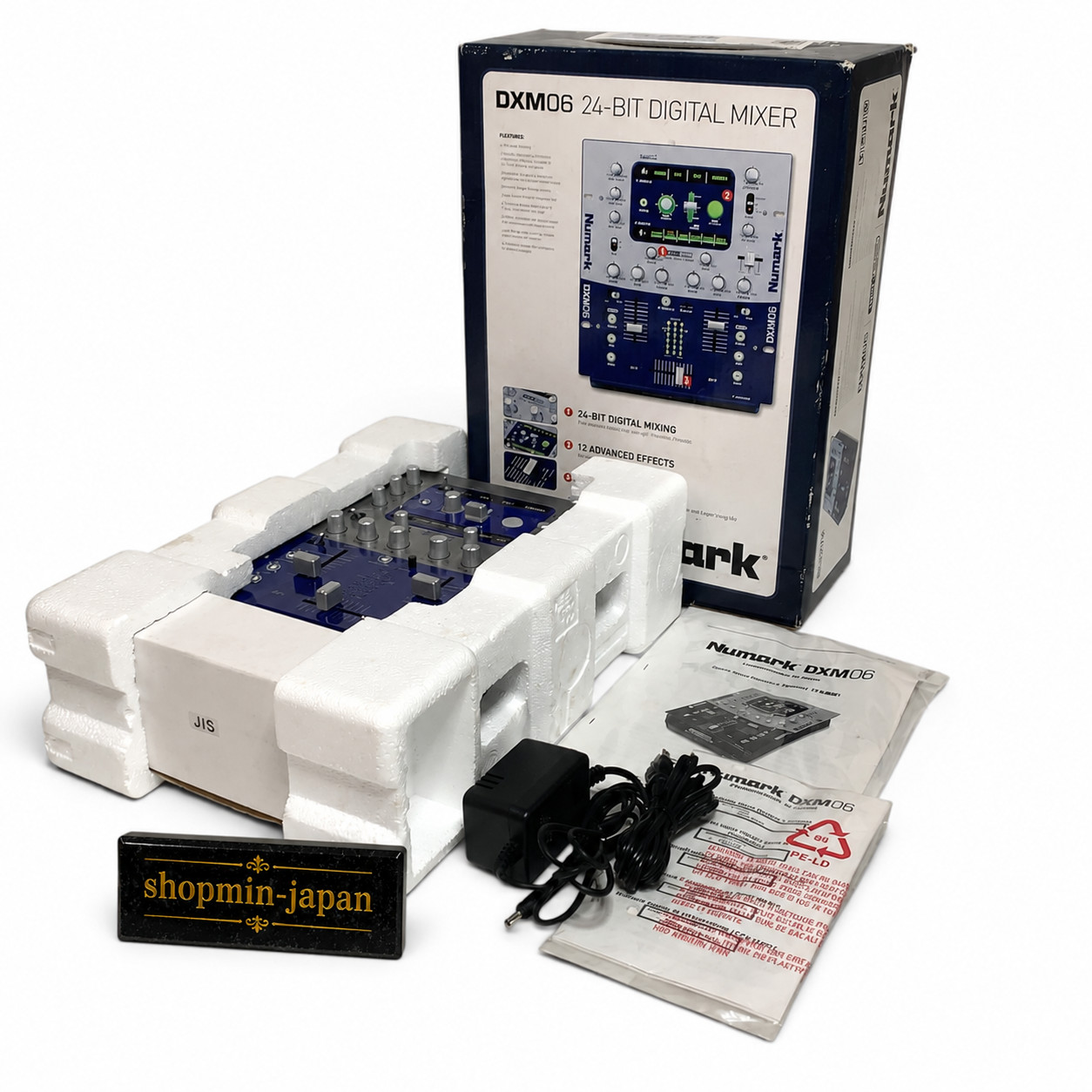Numark DXM06 2-Channel 24 Bit Digital Mixer DJ Scratch Effects Music from Japan