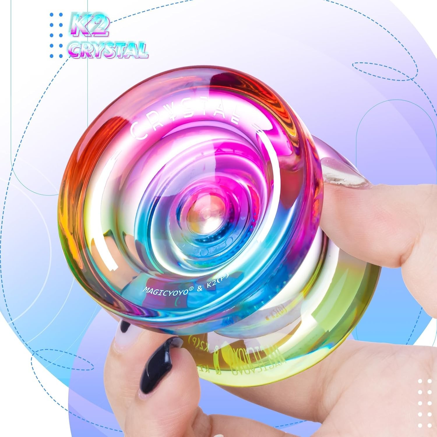 K2 Responsive Yoyo for Kids 8-12, Professional Yo yo for Beginners, Plastic D...