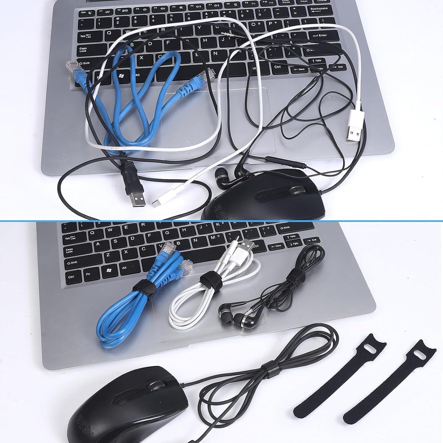 High-Quality 200PCS Reusable Cable Ties - Multi-Purpose Tool for Organizing