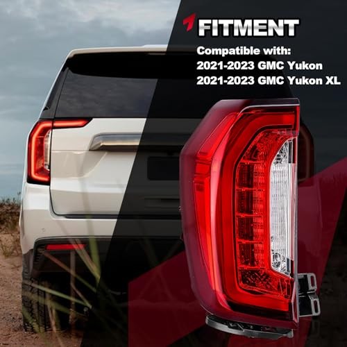 OEM Style LED Tail Light Assembly Tail Lamp Compatible with 2021 Driver Side