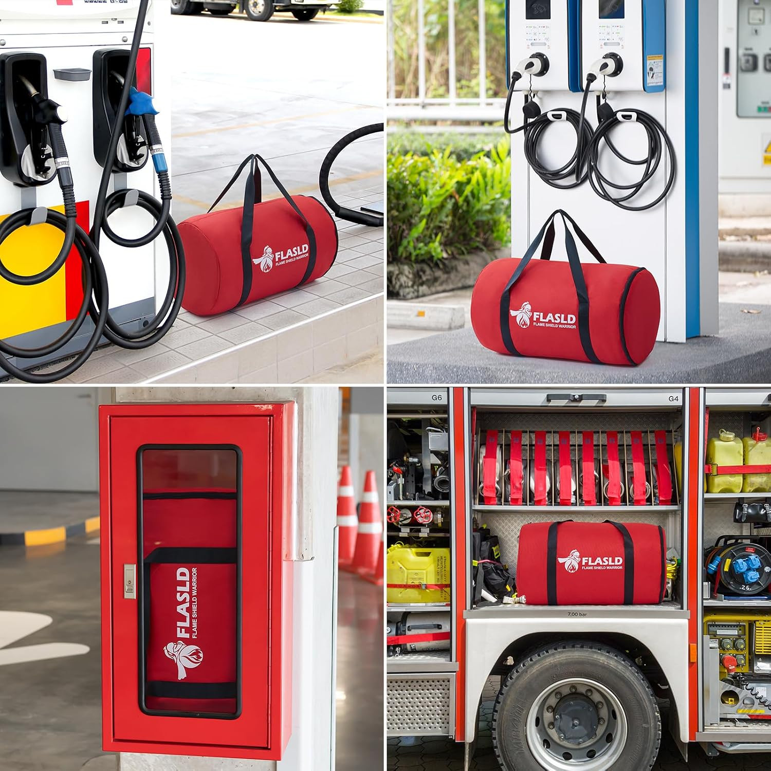 Car Fire Blanket, Large Fireproof Blanket Fire Extinguisher Blanket for Electric