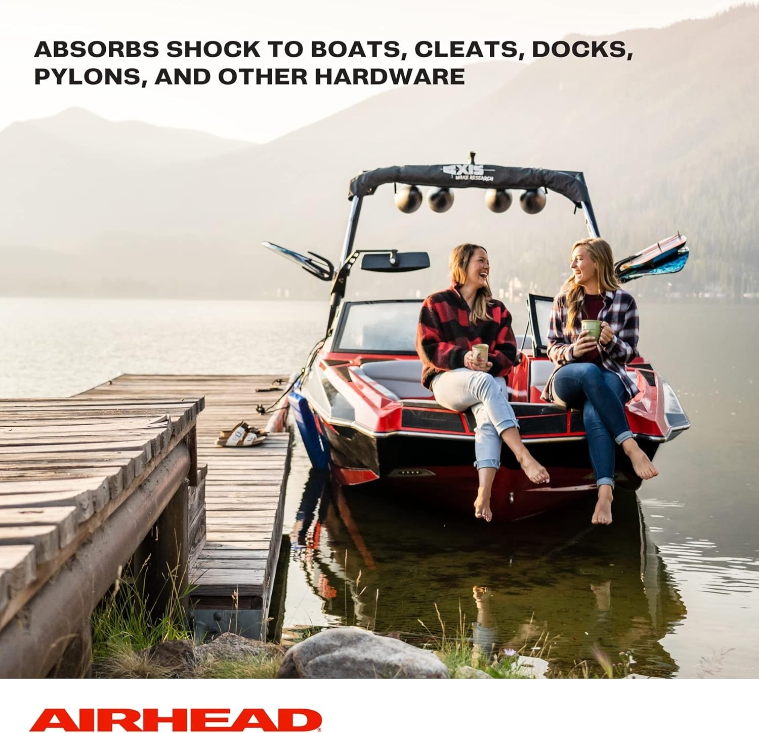 Versatile 4 Feet Bungee Dockline with Adjustable Ends - Perfect for Watercraft
