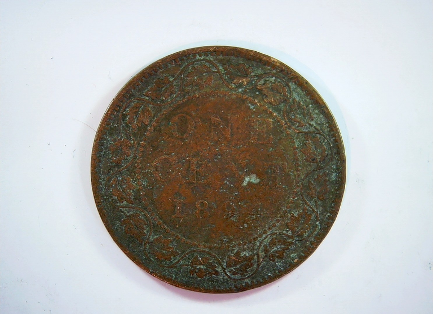 Canada 1894 1 Cent Victoria Large Cent Coin