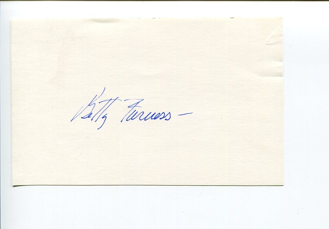 Betty Furness Studio One in Hollywood Swing Time 1930s Movies Signed Autograph