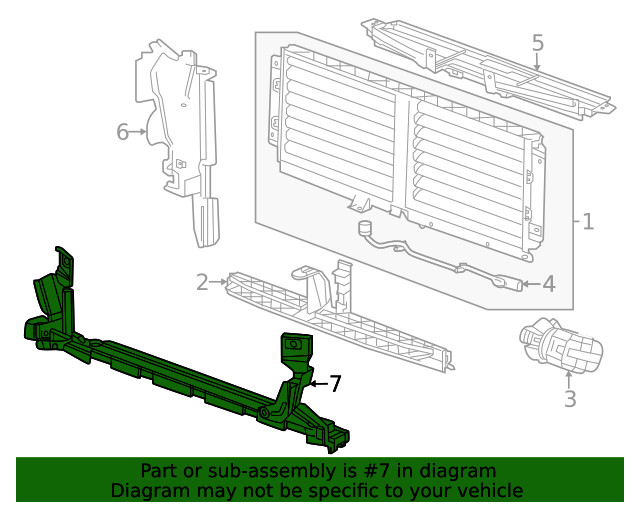 Genuine GM Lower Baffle 42809253
