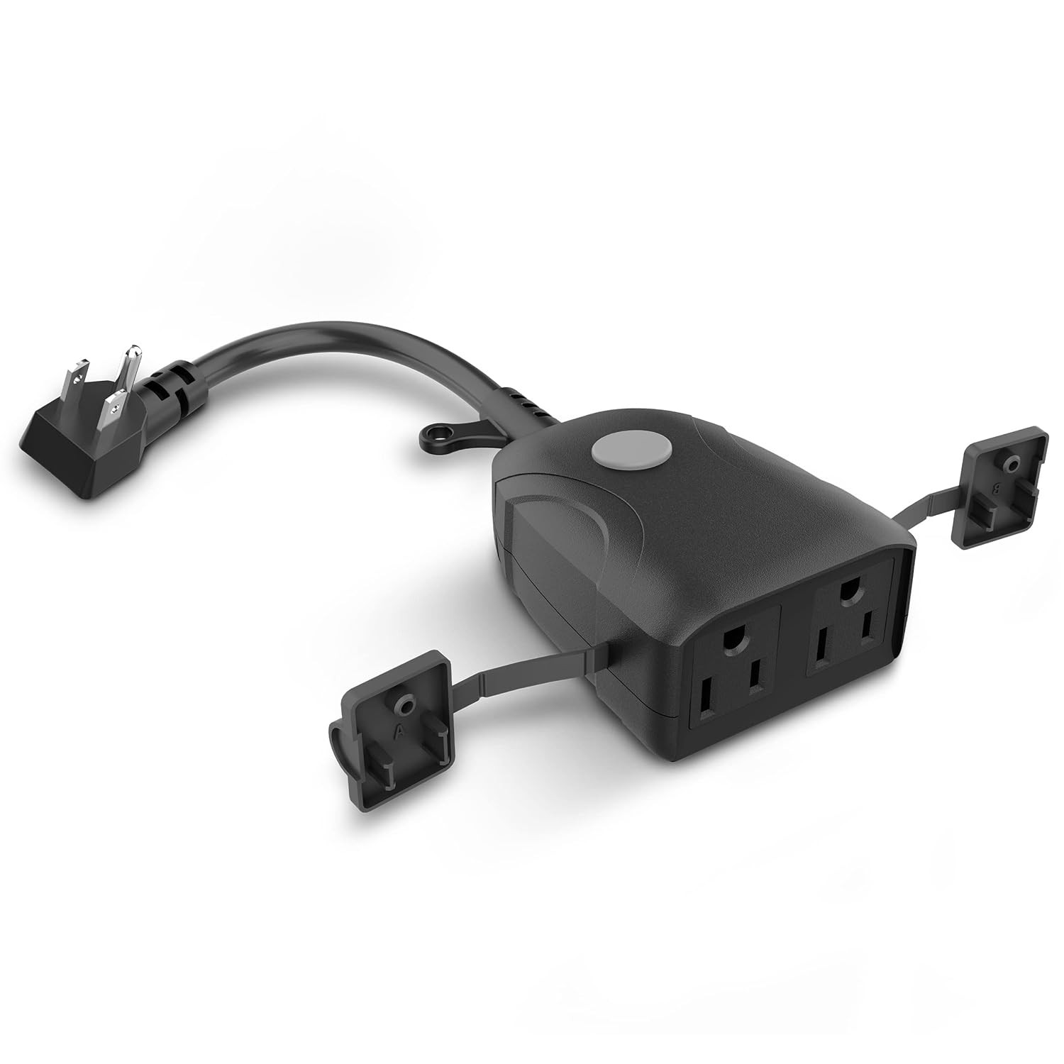 Enchufe exterior inteligente 2 tomas wifi resistente agua app Alexa Googles