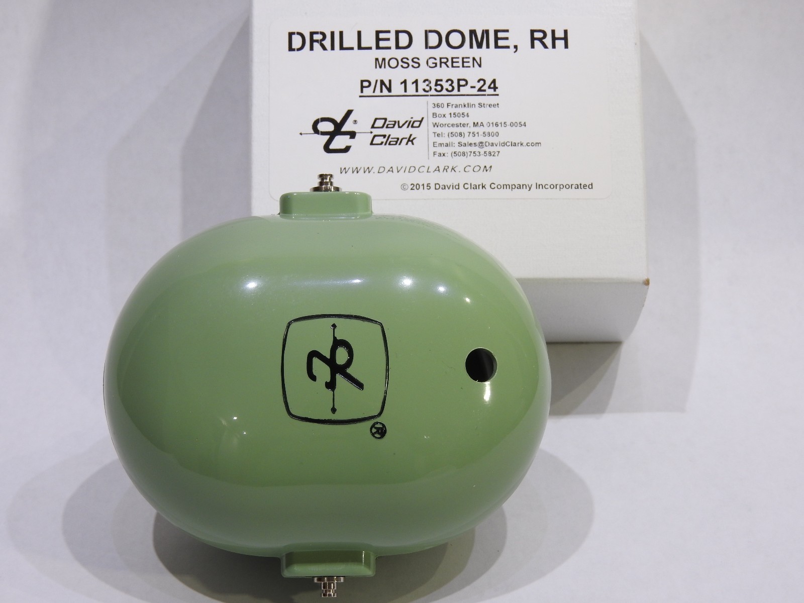 ORIGINAL DAVID CLARK 3 pc. REPLACEMENT DOMES & SHIELD for H-3312, H3310 + others