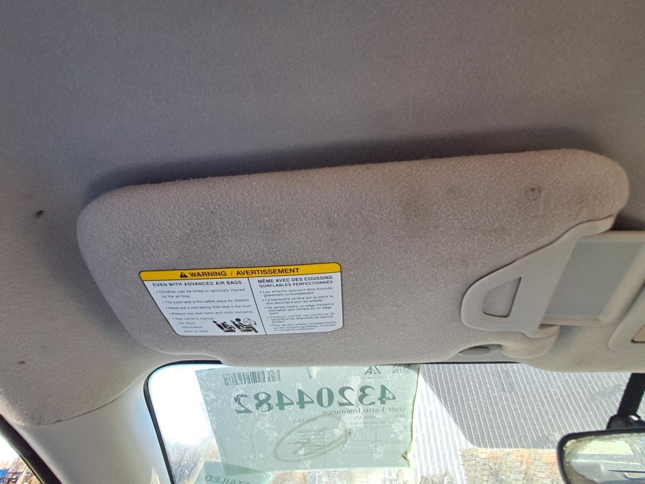 SENTRA 2016 Glove Box 4873404