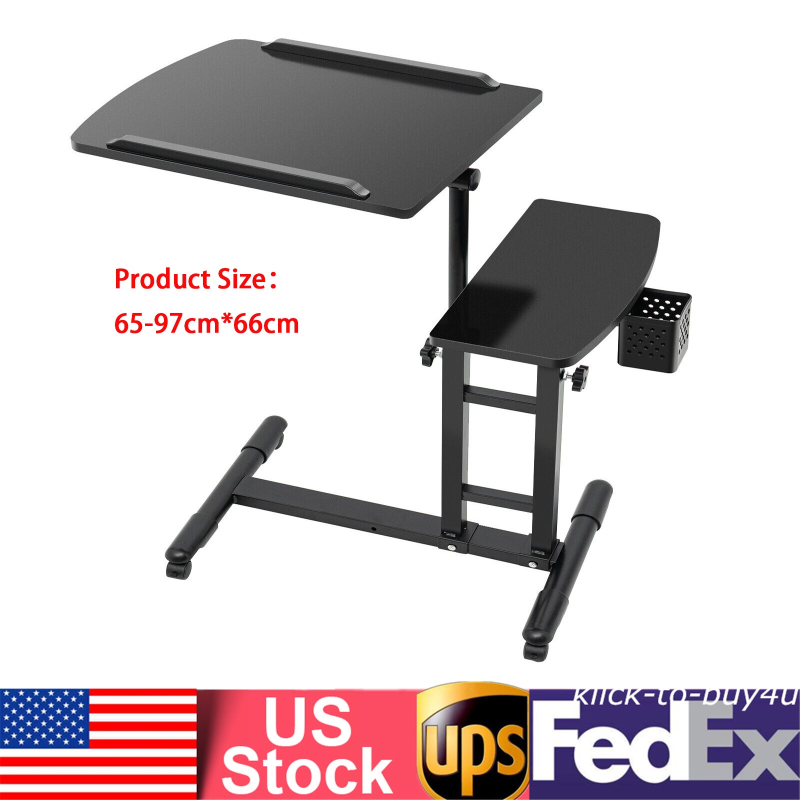 Mobile Tattoo Work Station Arm Rest Stand Desk Table Workbench Tray Portable USA