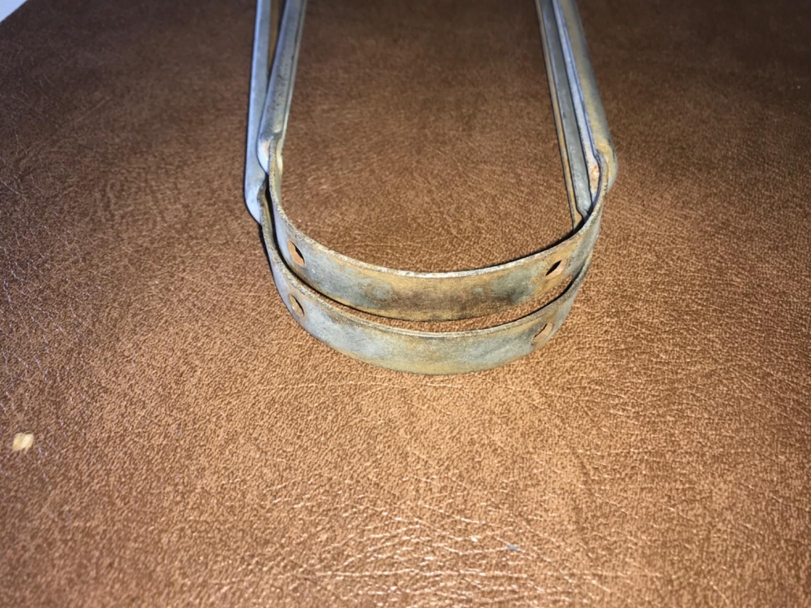 Vintage Bicycle Fender Brackets Pair 15”