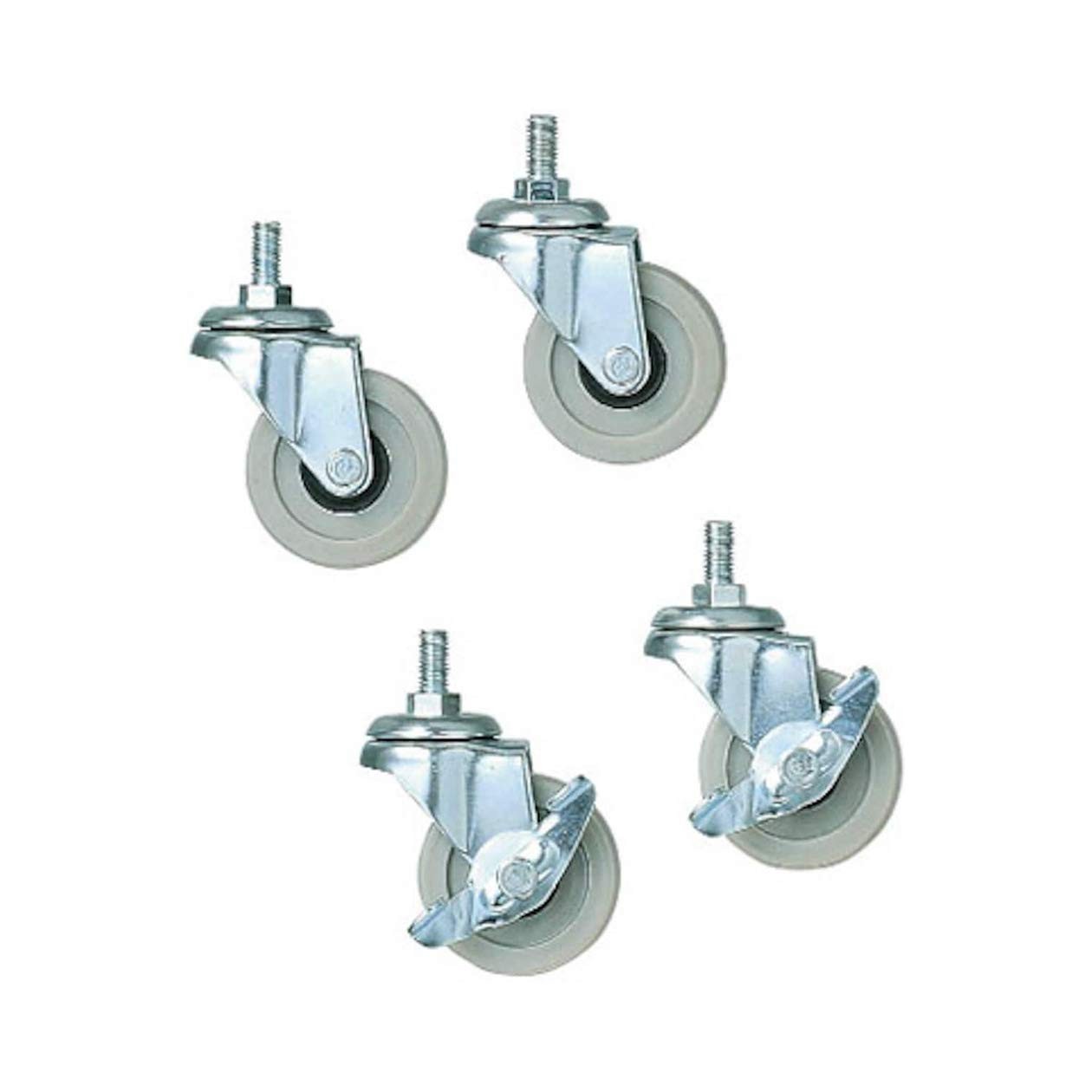 MUJI Steel Unit Shelf Caster Gray Set of 4 61179780